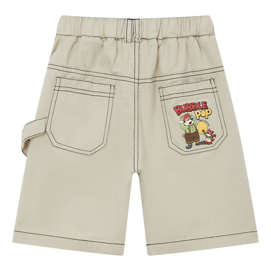 Raypon | SS26 Art of Play | Urban Utility Belted Cotton Shorts