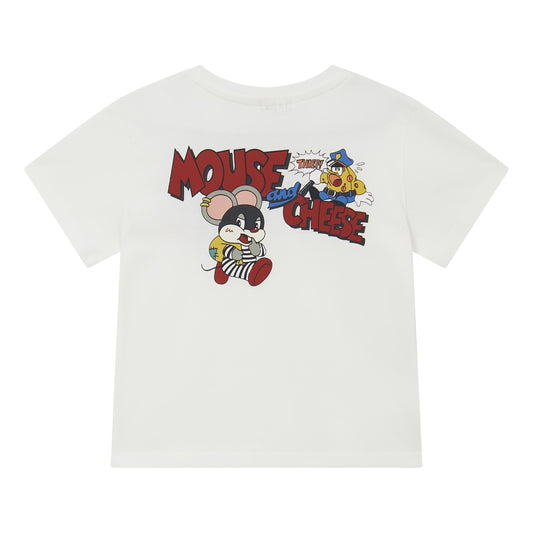 Raypon | Arctic Pals | "Happiness First" Slub Cotton Graphic Tee
