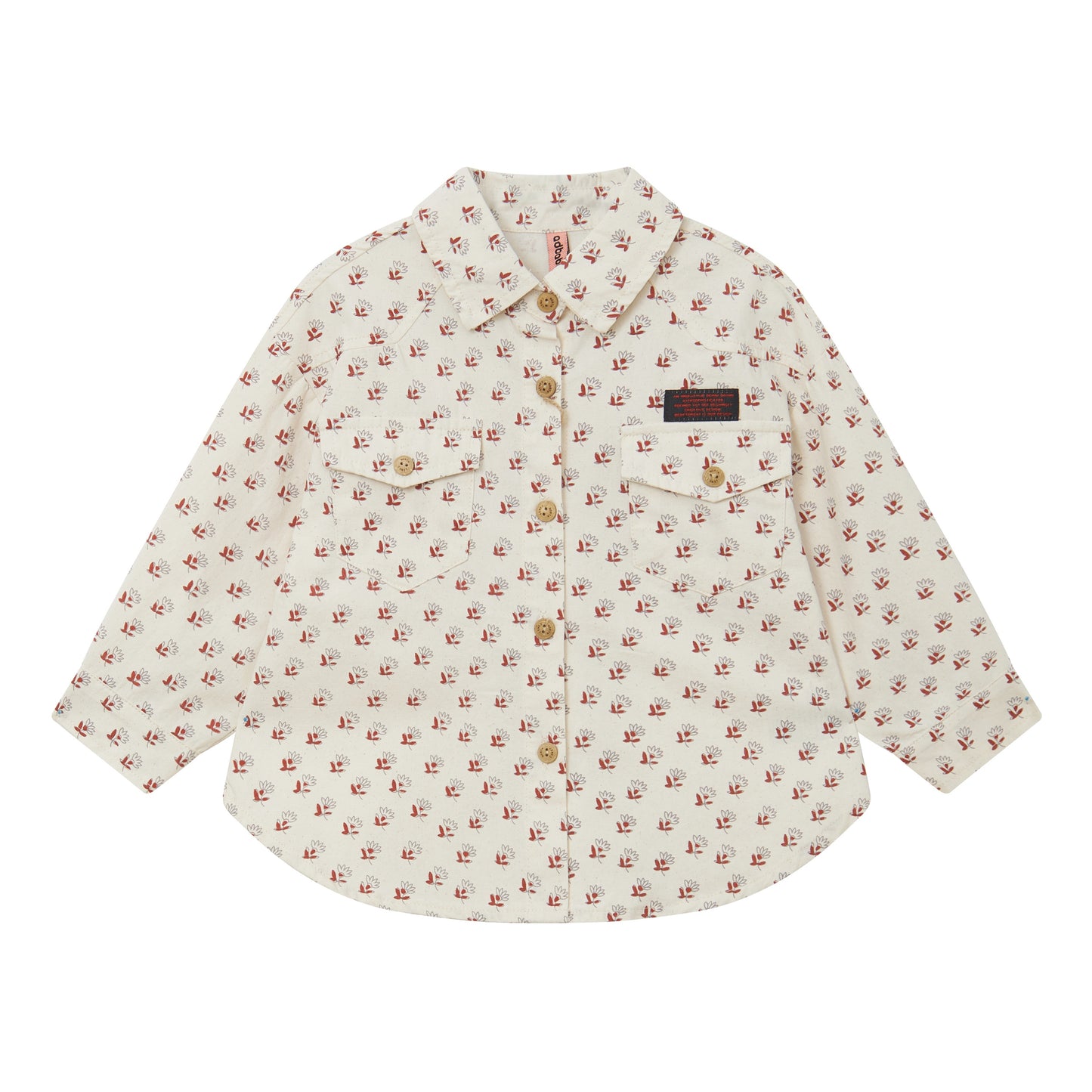 Raypon | Artisan Series | Ruffled Sleeve Slub Cotton Blouse