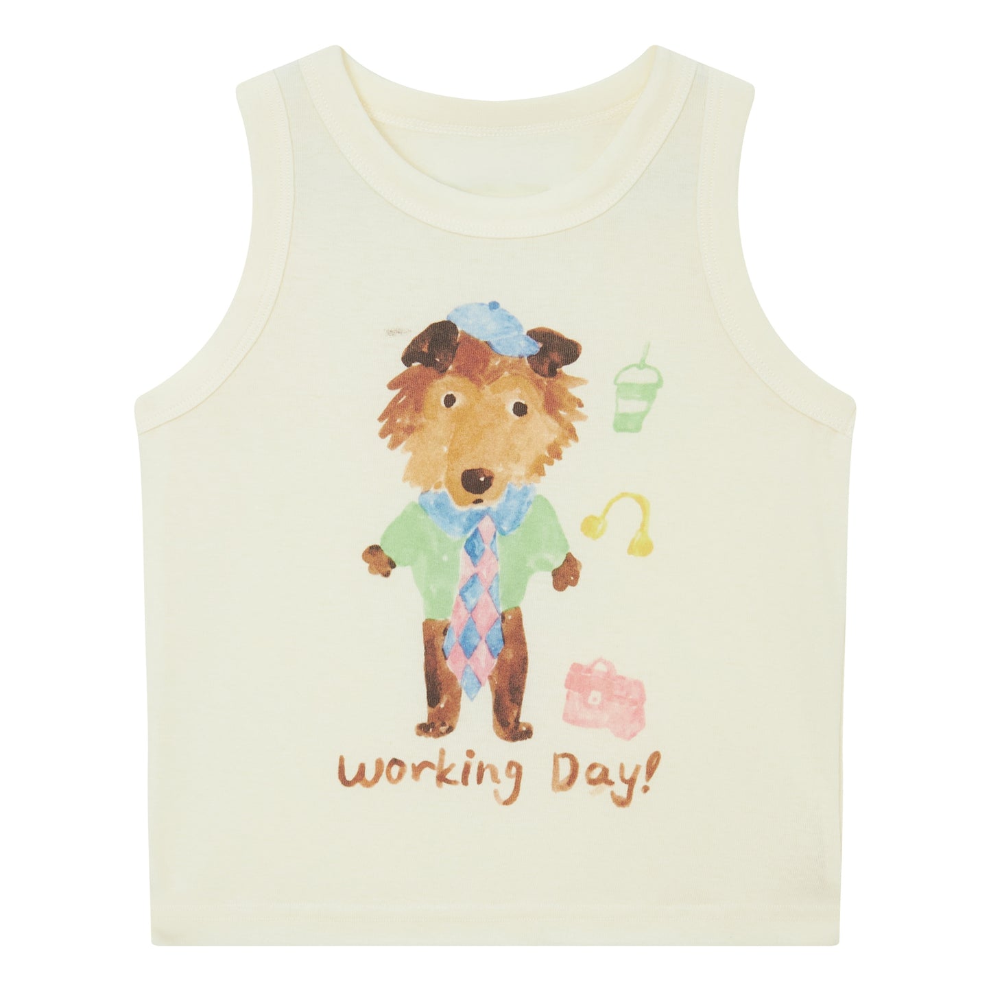 Raypon | Arctic Pals | "Apple Penguin" Slub Cotton Graphic Tee