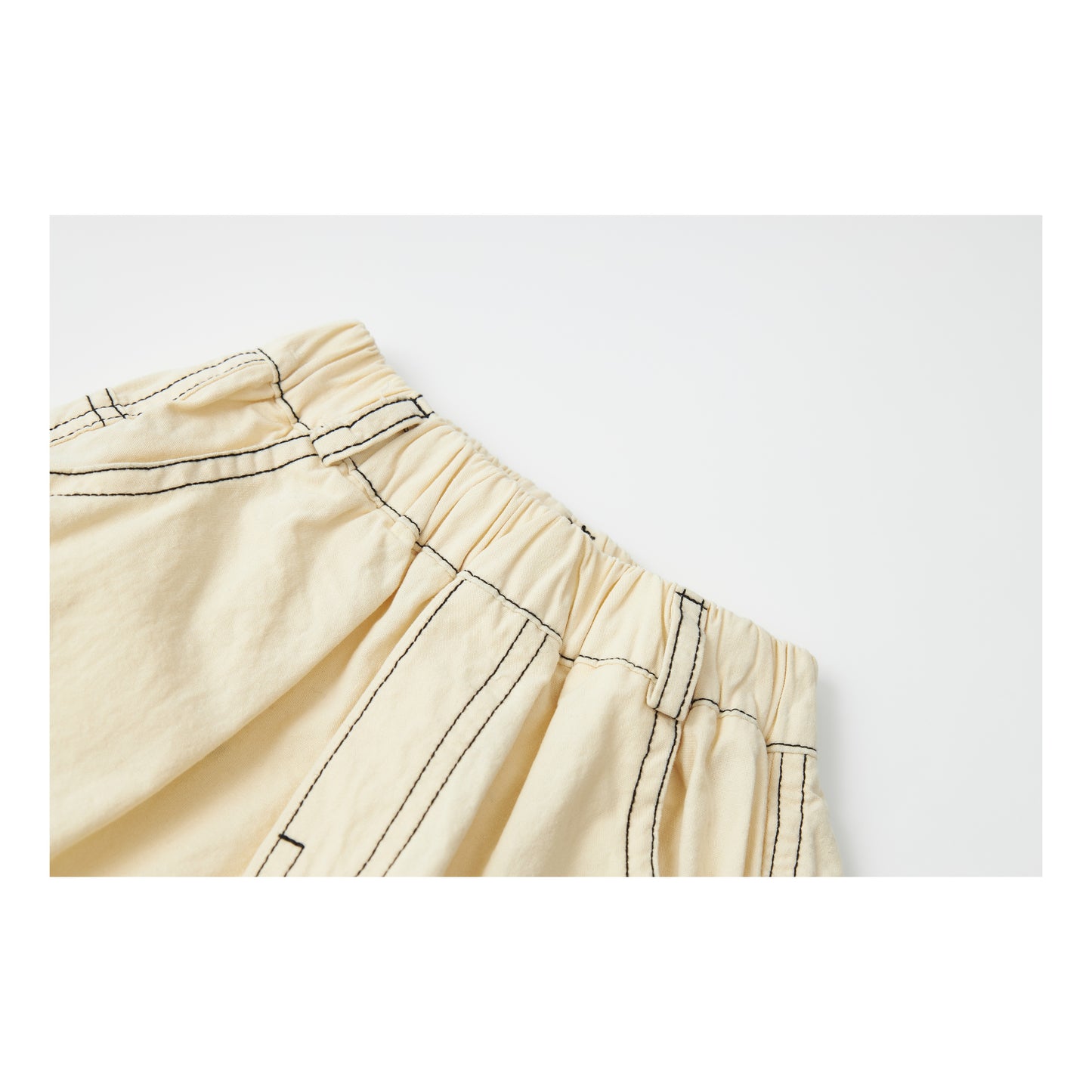 Raypon | Arctic Pals | "Bear Adventure" Embroidered Cotton Shorts