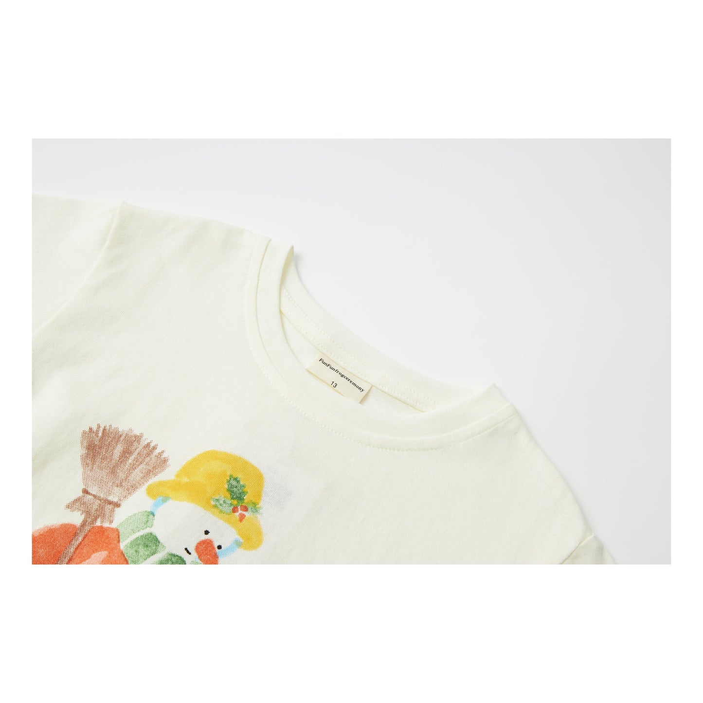 Raypon | Arctic Pals | "Winter Tale" Snowman & Hedgehog Slub Tee