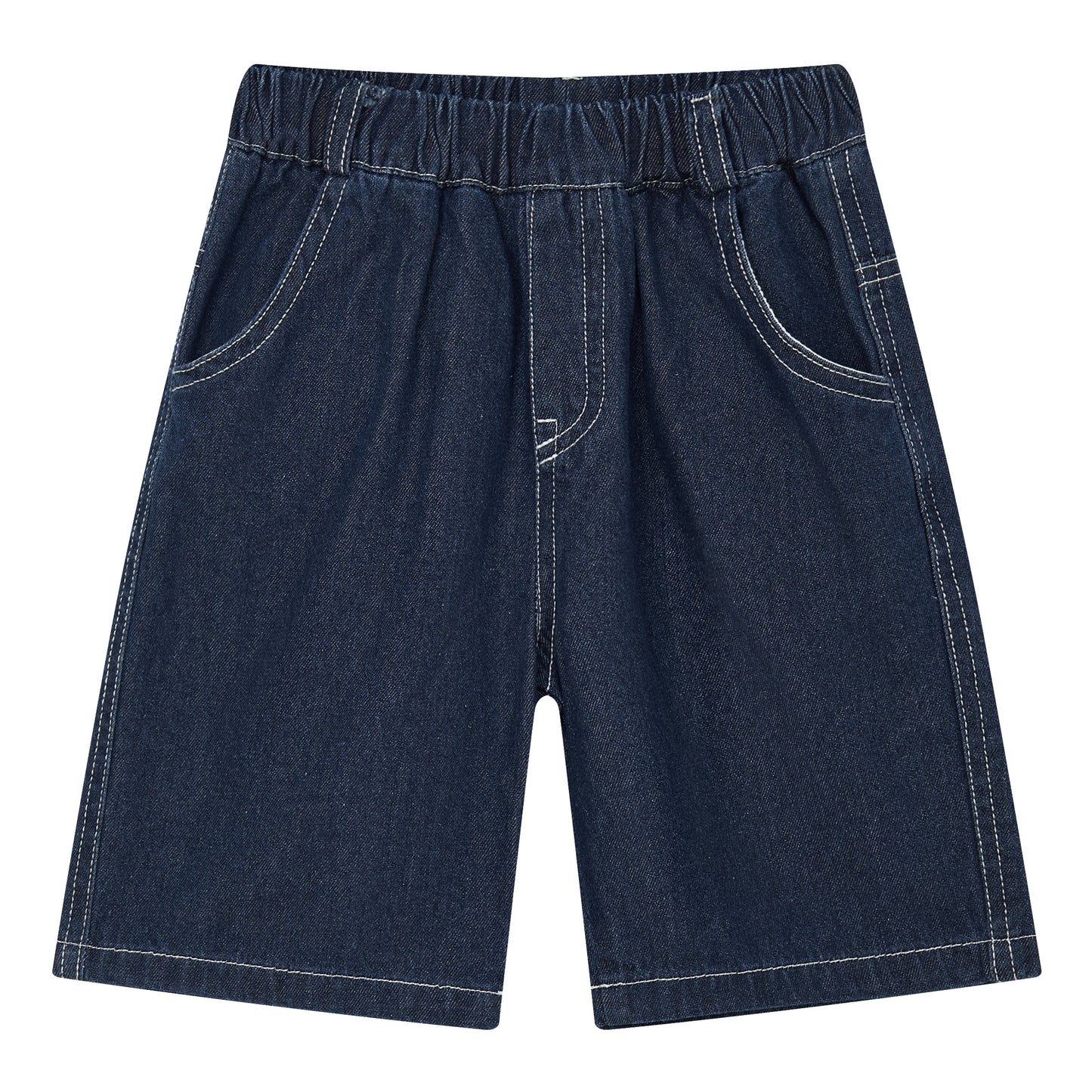 Raypon | Arctic Pals | "Bear Adventure" Embroidered Cotton Shorts