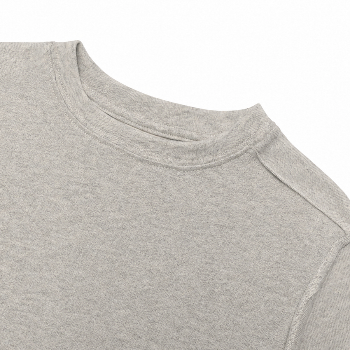 Raypon | Paris Days | "Always Have Paris" Raw-Edge Long-Sleeve Tee – detail view 6
