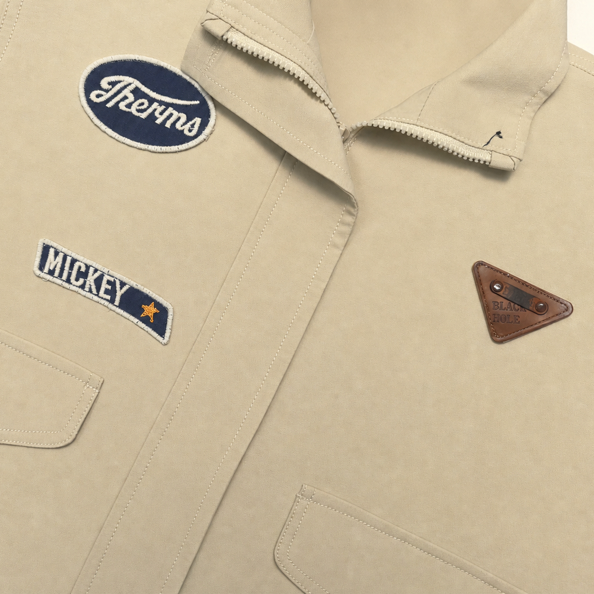 Raypon | Arctic Pals | "Antarctica" Patch Windbreaker – detail view 6