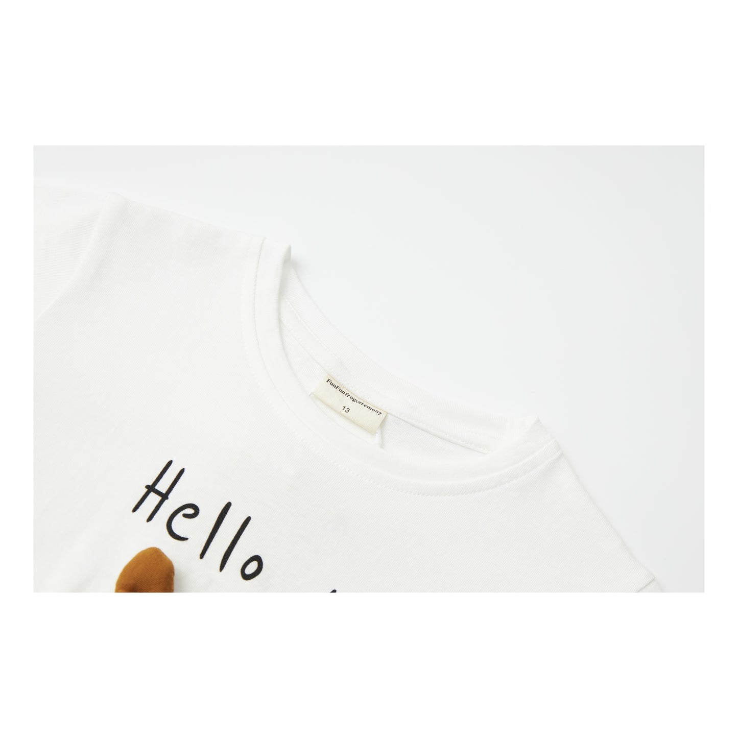 Raypon | The Art of Play | "Hello World" Minimalist Slub Cotton Tee