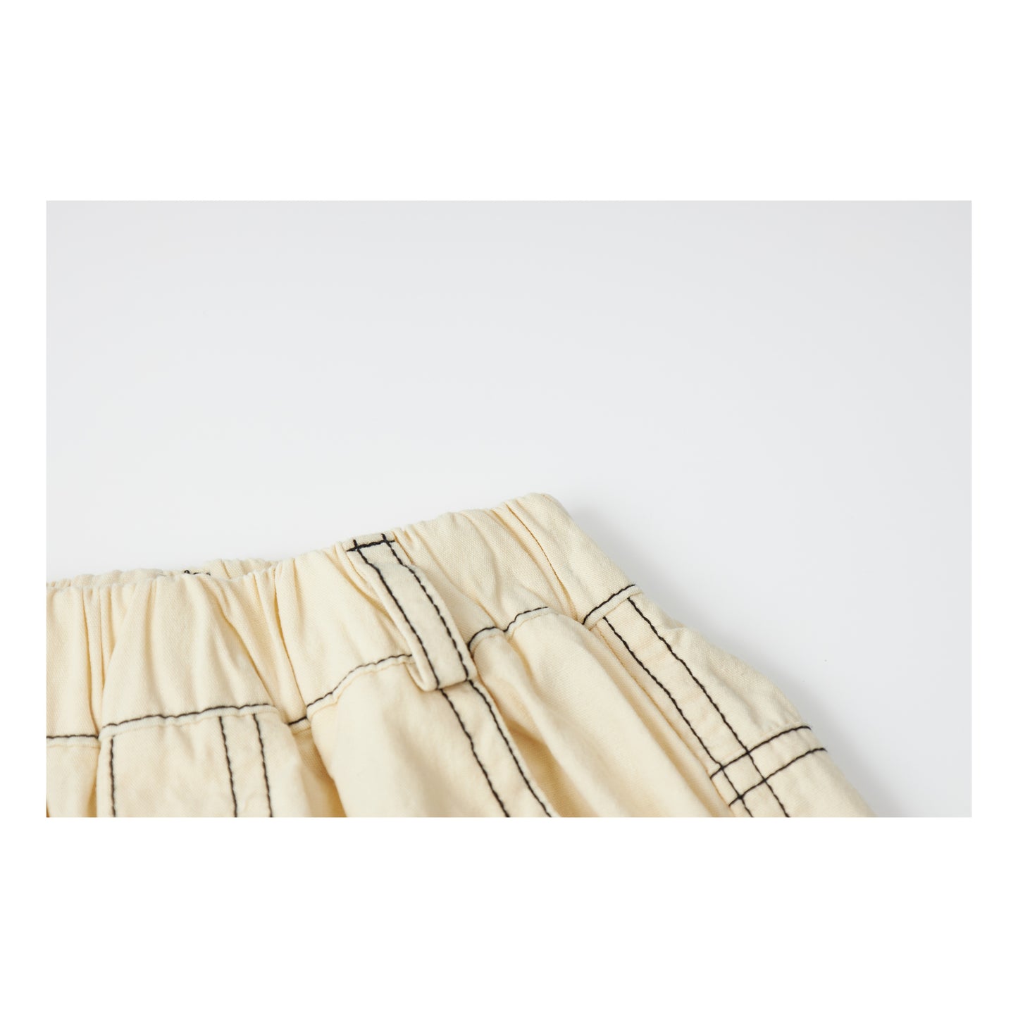 Raypon | Arctic Pals | "Bear Adventure" Embroidered Cotton Shorts