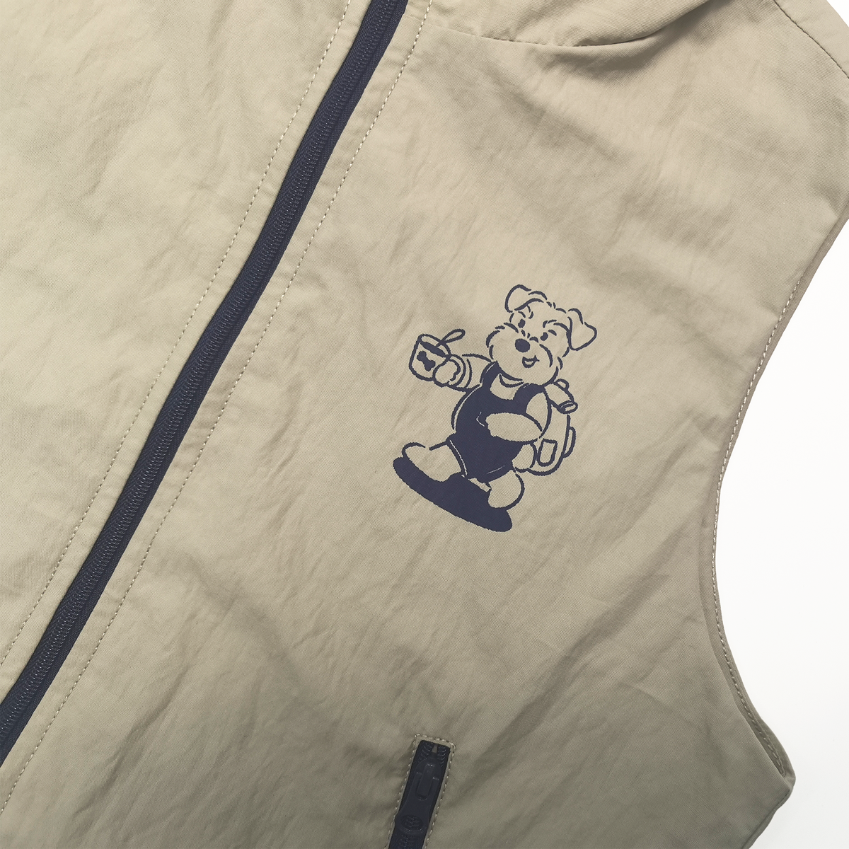 Raypon | Playful Pals | "Busy Dog" Hooded Vest – detail view 4
