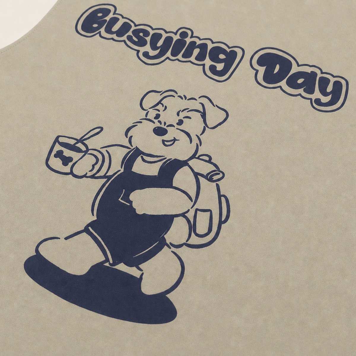 Raypon | Playful Pals | "Busy Dog" Hooded Vest – detail view 6