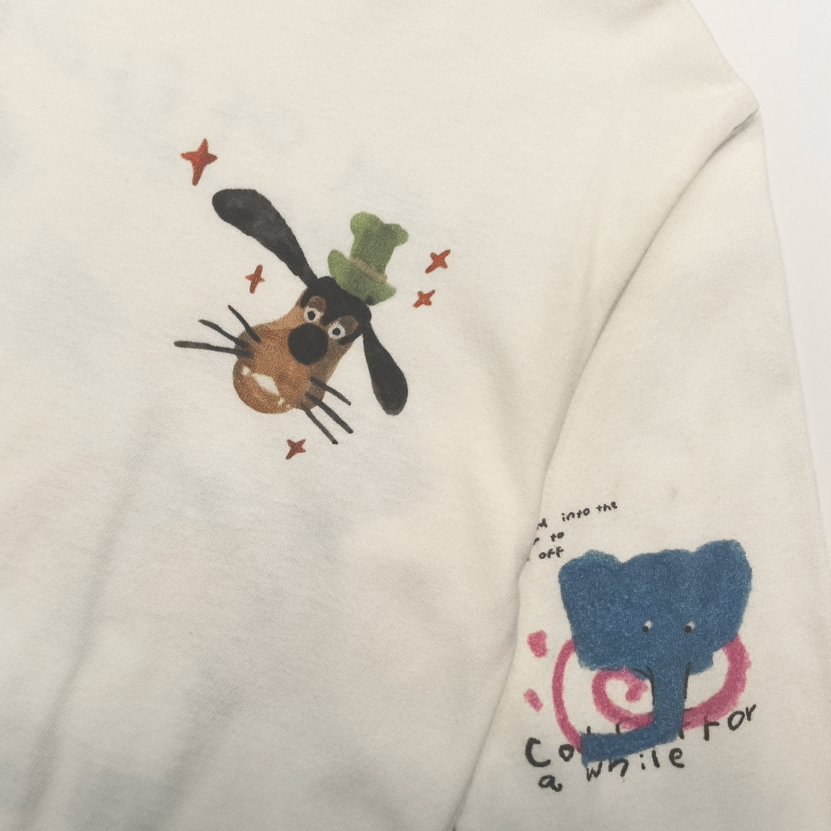 Raypon | Storybook Days | "Cool Off" Elephant Long-Sleeve Tee – detail view 3