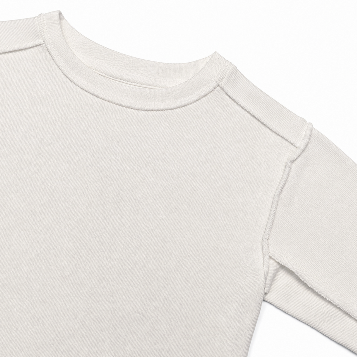 Raypon | Paris Days | "Always Have Paris" Raw-Edge Long-Sleeve Tee – detail view 15