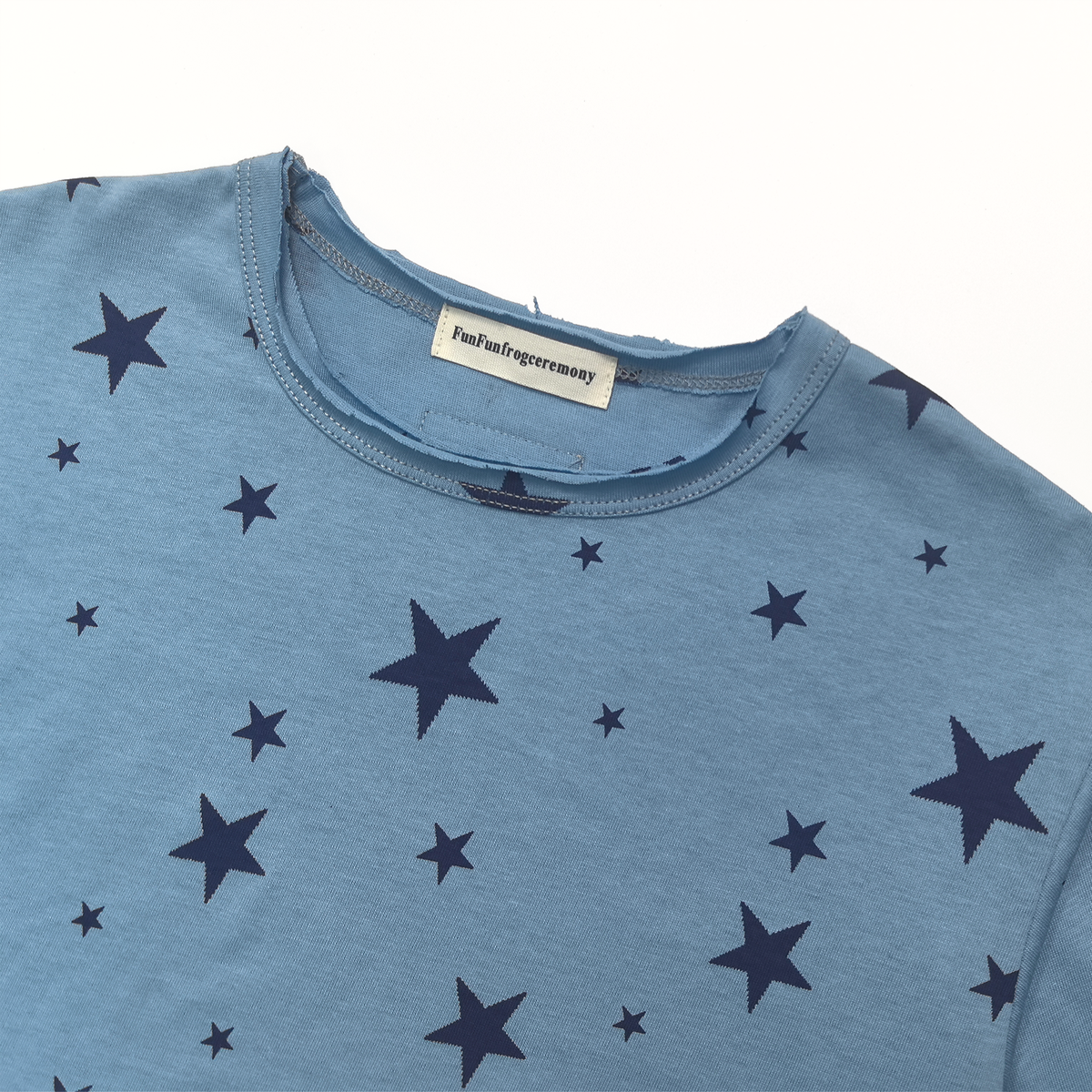 Raypon | Star Trail | All-Over Star Long-Sleeve Tee – detail view 1