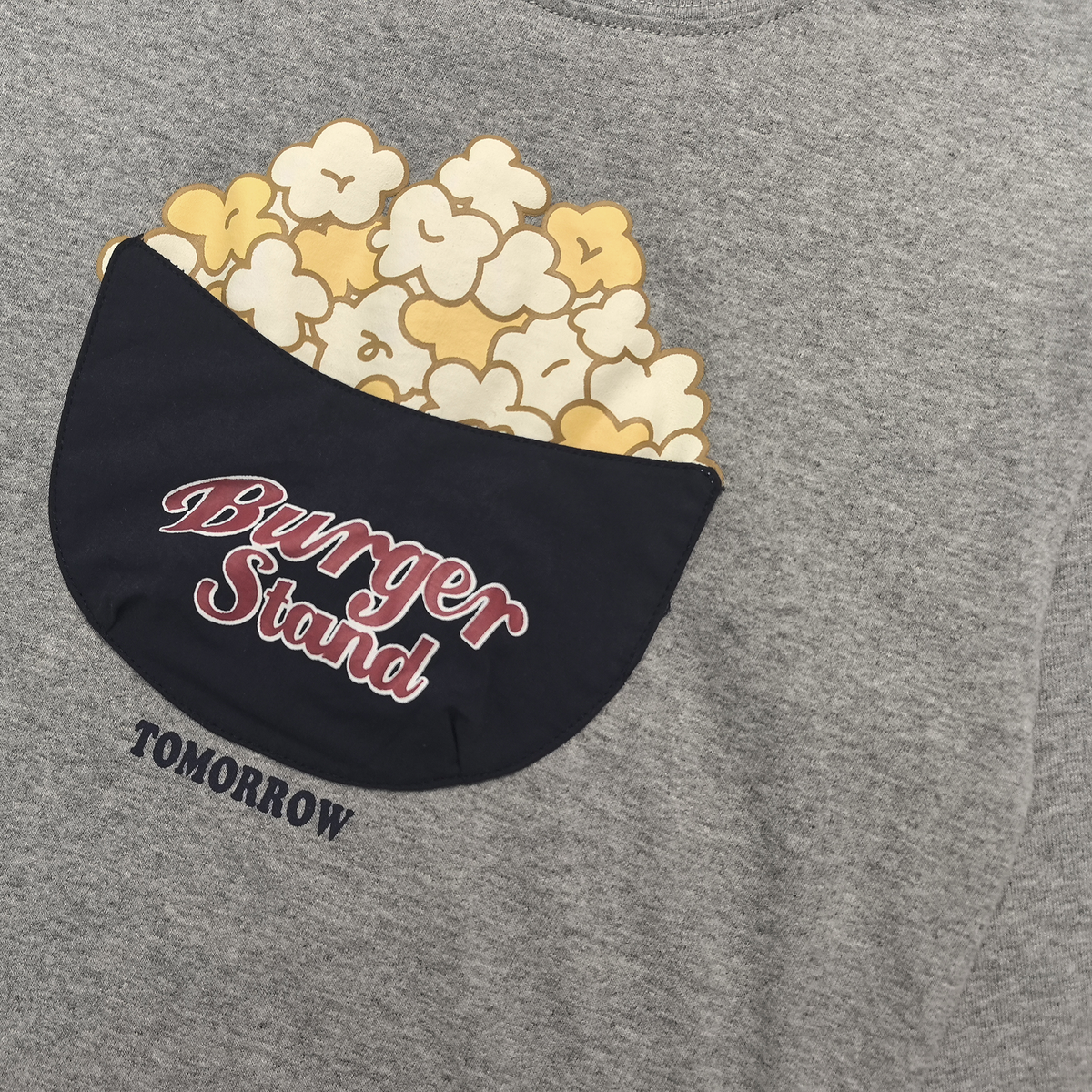 Raypon | Snack Time | Popcorn Graphic Long-Sleeve Tee – detail view 6