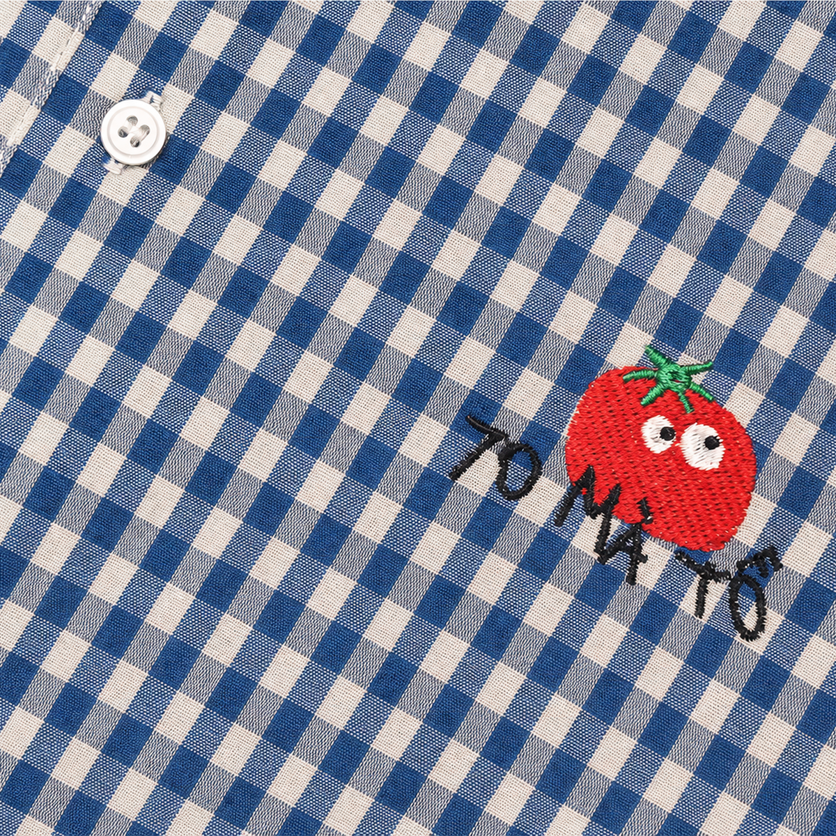 Raypon | Market Day | Gingham Tomato Patch Shirt – detail view 1