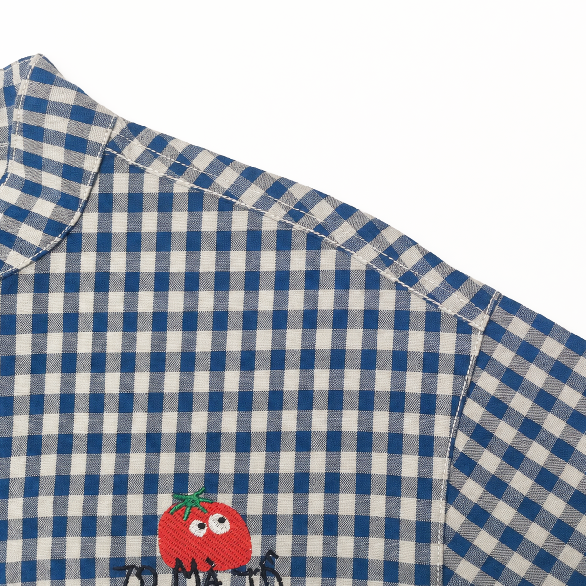 Raypon | Market Day | Gingham Tomato Patch Shirt – detail view 2