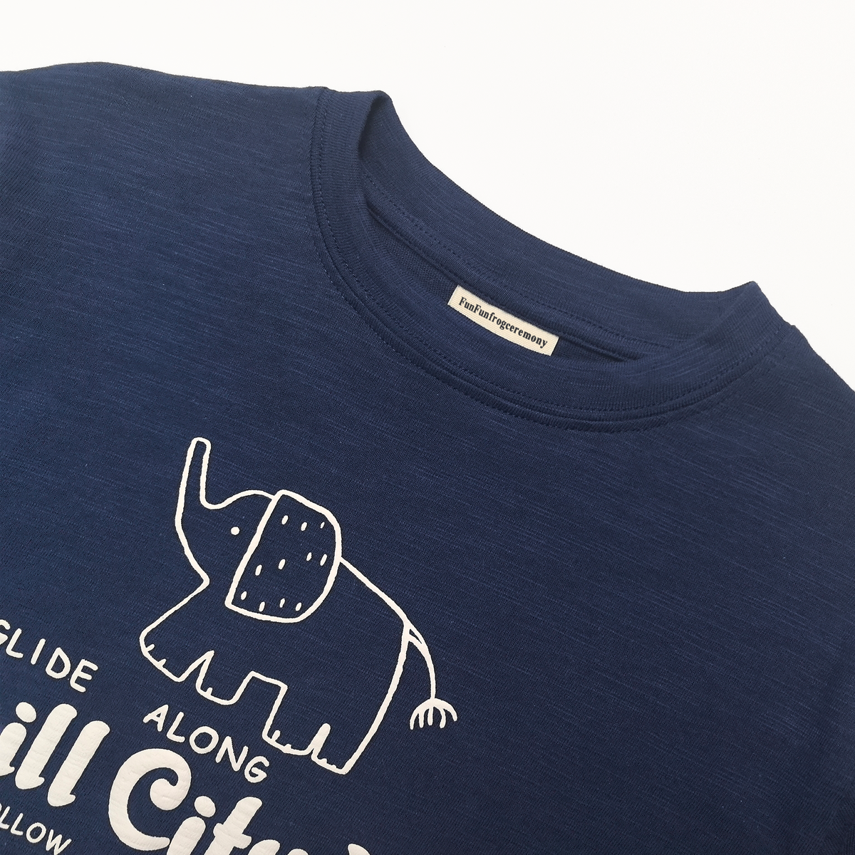 Raypon | Sunshine Club | "Chill City" Elephant Long-Sleeve Tee – detail view 1