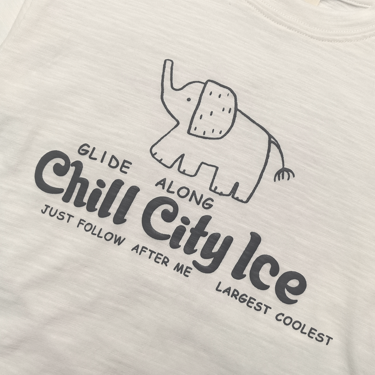 Raypon | Sunshine Club | "Chill City" Elephant Long-Sleeve Tee – detail view 11