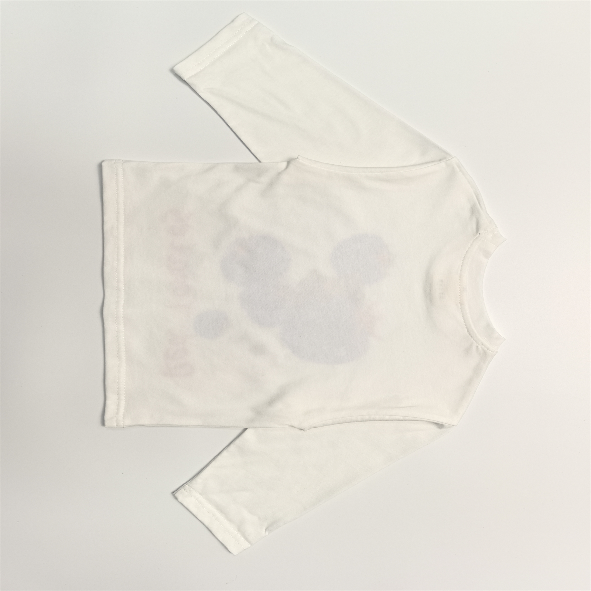 Raypon Red Tomatoes Graphic Long-Sleeve Tee in White - back view